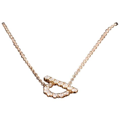 hermes pink gold necklace|Hermes gold rings for sale.